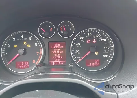 2008 Audi A3 2.0T из США, поврежденный, VIN WAUNF78P38A074370